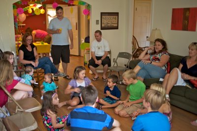 Lucia's First Birthday Party--July 23, 2011