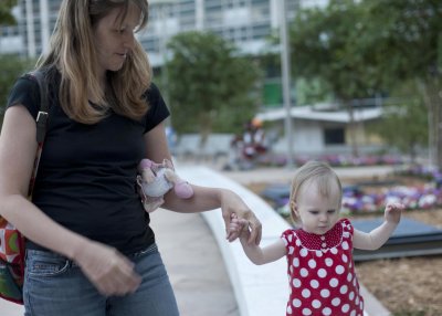 Lucia at the Downtown Dallas Park October 2, 2011