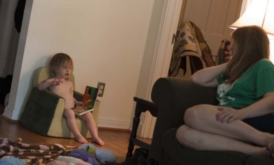 Happy Mother's Day...Lucia working on her Mother's Day Card! May 13, 2012