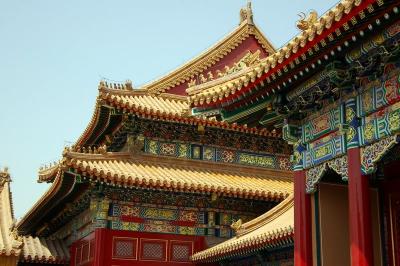 Beijing Forbidden City - roof line