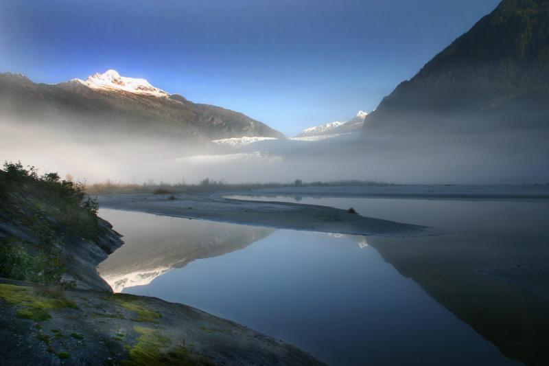 Foggy Mendenhall morning