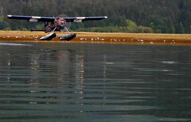 Ward Air beaver in Limestone inlet