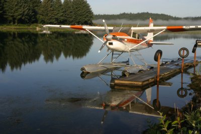 180 on Edo's Juneau float pond