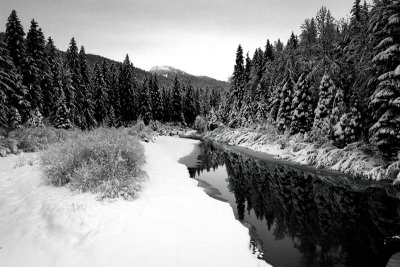 winter river December 31
