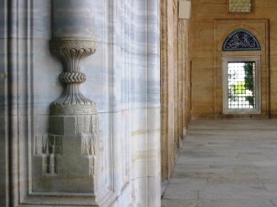 Selimiye Mosque, Edirne: A study in depth and fore front.