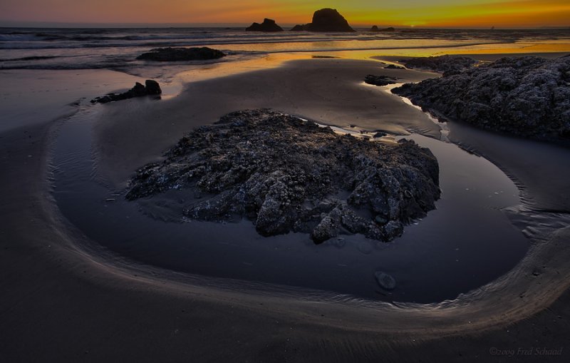 Sundown at Ruby Beach