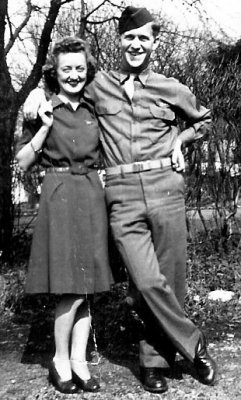 Mack and Betty (Gray) Hall - 1945