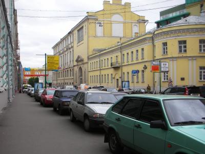 Everyone Parks on Sidewalks in Moscow
