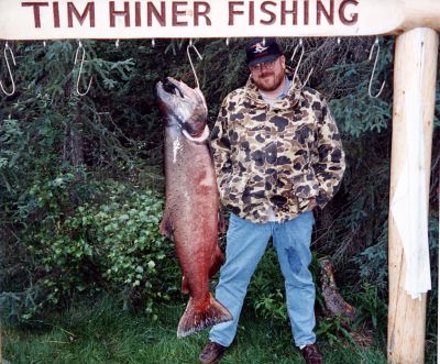 Paul and the 67 pound Alaska King Salmon He Caught