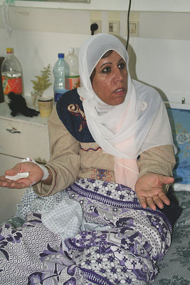 Patient at el Ahli Episcopal Hospital in Gaza