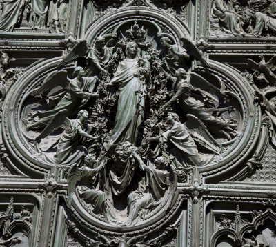 Detail From Cathedral Door