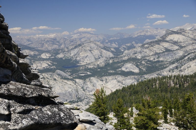 Distant view of Tenaya Lake