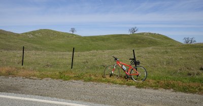 At the top of Sierra Road