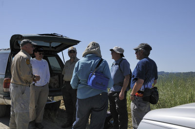 Meeting with our Geologist lecturer