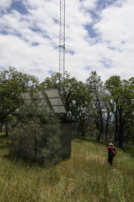 John checking out the Radio Repeater Tower