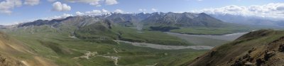 View above the Eielson Visitor Center