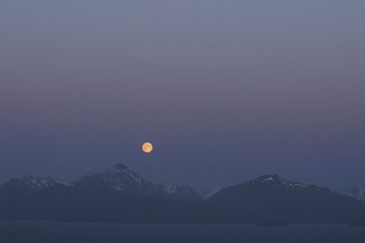 Full Moon rising over Sadie Peak