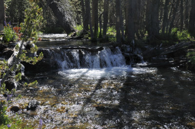 A rushing creek to cross