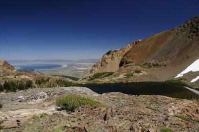Upper Sardine Lake and Mono Lake