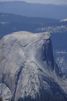 Ants climbing Half Dome