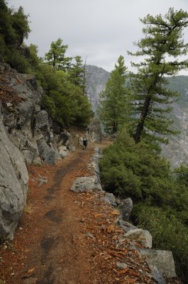 On our descent on the 4 Mile Trail