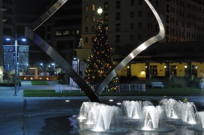 The Cupertino Christmas Tree
