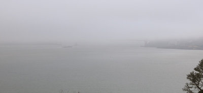 Cloudy Golden Gate Bridge