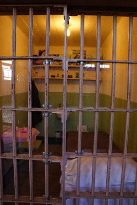 A typical Alcatraz Island prison cell