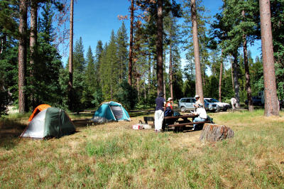 Car Camping at The Pines campground