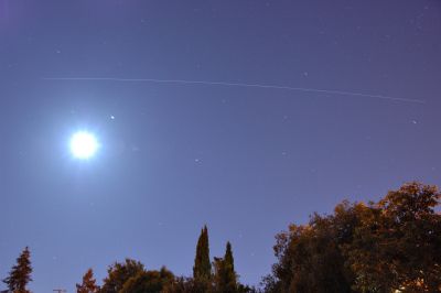 International Space Station passing by the neighborhood