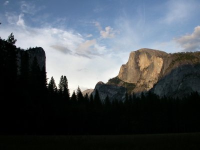 Half Dome at Sunset