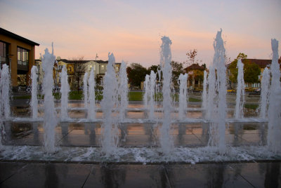 Fountains at the Cupertino City Hall