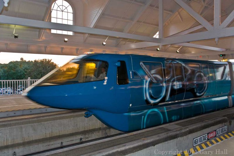 Tron Monorail at Grand Floridian Resort