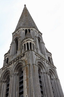 Le clocher de l'Abbatiale de la Trinit