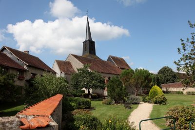 The public garden of Ousson-sur-Loire