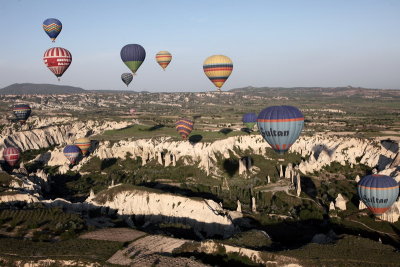 Survol de la Cappadoce