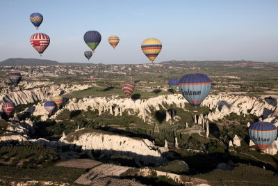 Survol de la Cappadoce