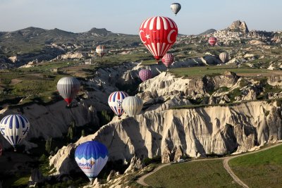 Survol de la Cappadoce