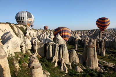 Survol de la Cappadoce