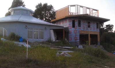 The walls are in place!