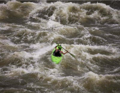 Kayaking at Great Falls, VA