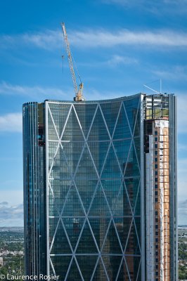 Skyscraper Construction As Seen From Calgary Tower