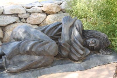 The Agony in the Garden of Gethsemane- Apostle Sleeping