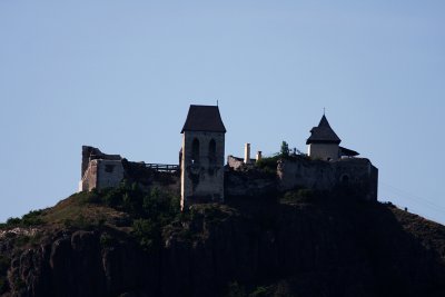 An abandon castle high up on the mountain