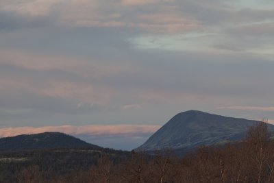 Sunset over Hjerkinn