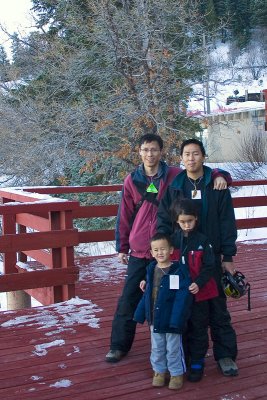 George, Don, Lucy, and Linus at Sandia Peaks