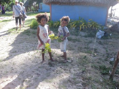 Joyful Village Children on Waya Island Fiji