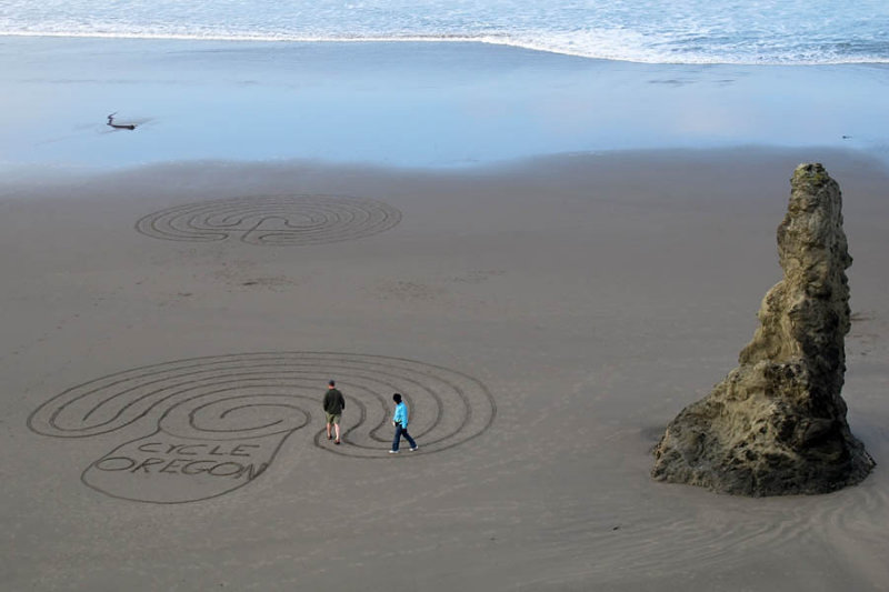Cycle Oregon maze