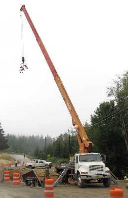 even the road crews got the spirit