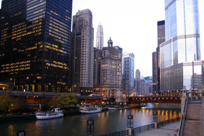 Dawn in Chicago